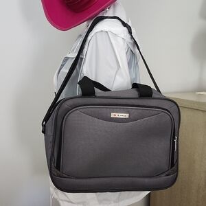 Gray Shoulder Travel Bag
